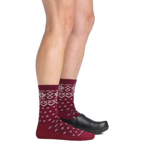 Women's Shetland Crew Lightweight Lifestyle Socks-Last Chance