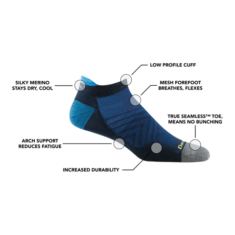 Men's Run No Show Tab Ultra-Lightweight Running Socks