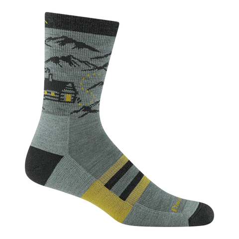 Men's Hike Hike Hut Micro Crew Midweight Hiking Socks-Last Chance