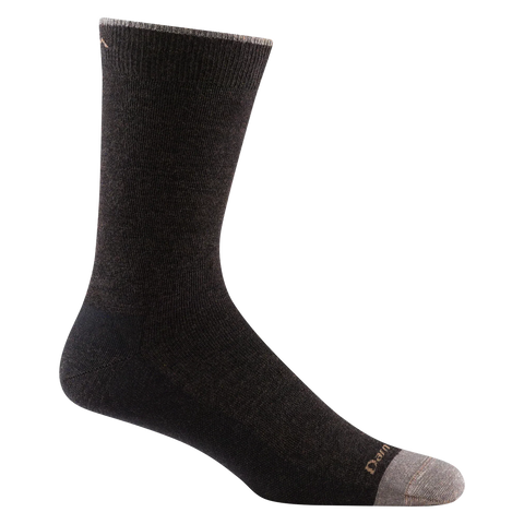 Men's Solid Crew Lightweight Lifestyle Socks