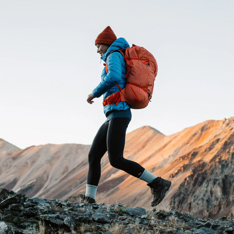 Women's Mountaineering Micro Crew Heavyweight Hiking Socks
