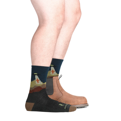 Men's Spaced Out Micro Crew Lightweight Hiking Socks