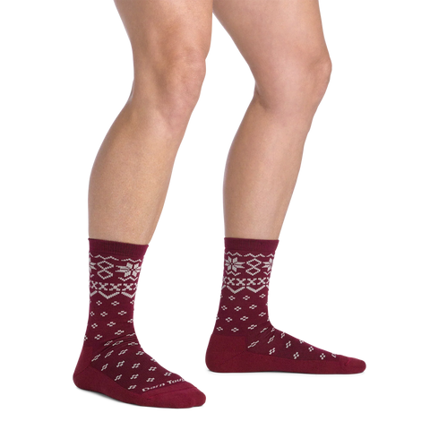 Women's Shetland Crew Lightweight Lifestyle Socks-Last Chance