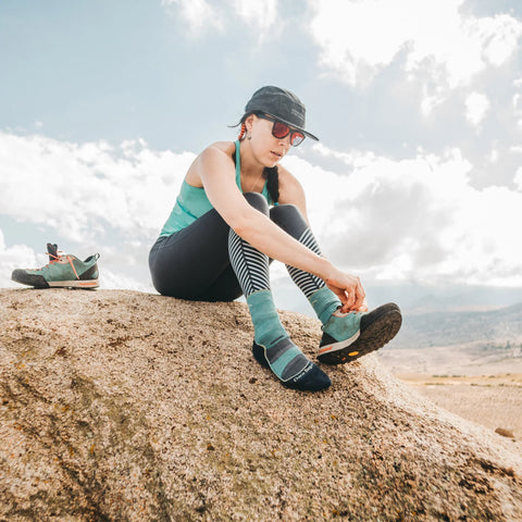 Women's Light Hiker Micro Crew Lightweight Hiking Socks