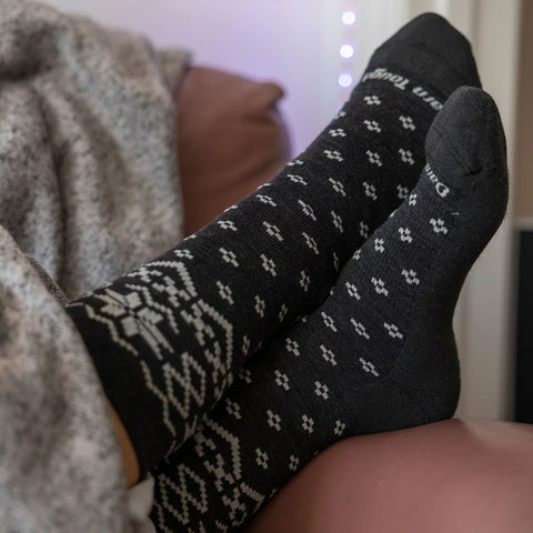 Women's Shetland Crew Lightweight Lifestyle Socks-Last Chance