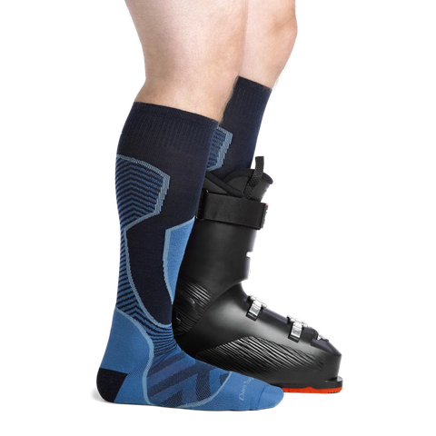 Men's Outer Limits Over-the-Calf Lightweight Ski & Snowboard Socks- Last Chance
